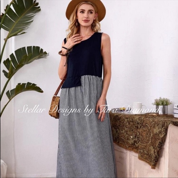 stellar designs Dresses & Skirts - Stellar Boho Maxi Dress, Small, Medium- NWT